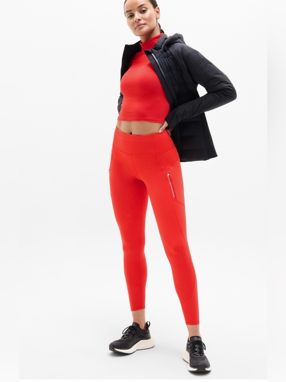 NWT-Athleta Cardinal  Rainer Tight, Extra Small